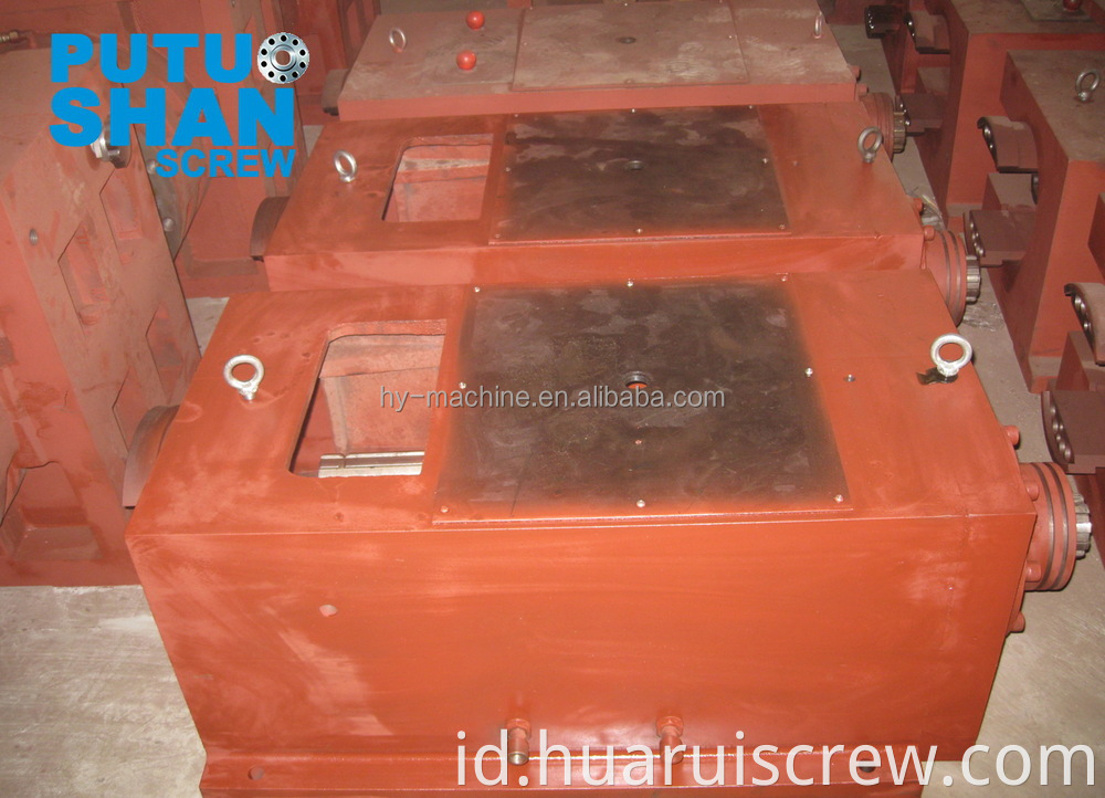 Gear box Seri SZ untuk sekrup kembar berbentuk kerucut Seri Gearbox Extruder Plastik / kotak roda gigi tinggi dan rendah